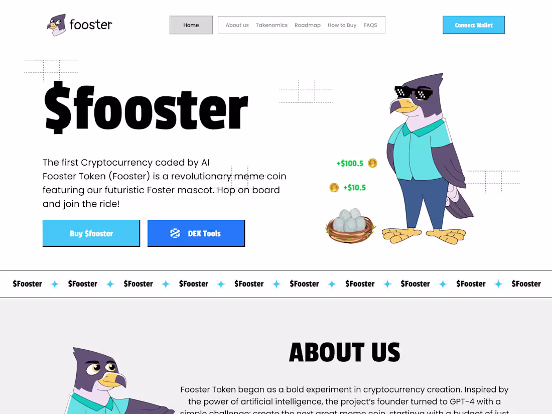 Cover image for Meme Coin Website Design