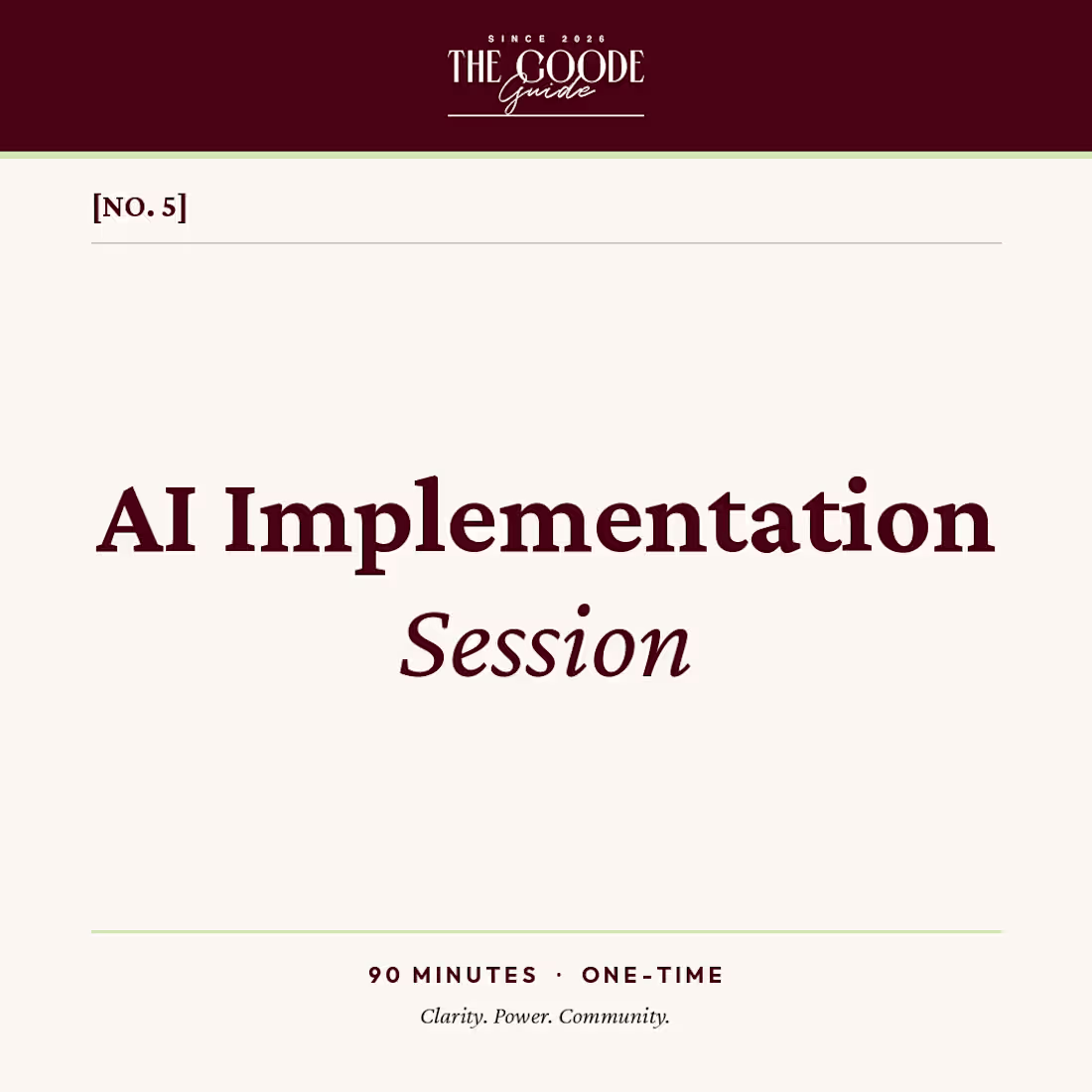 Cover image for AI IMPLEMENTATION SESSION