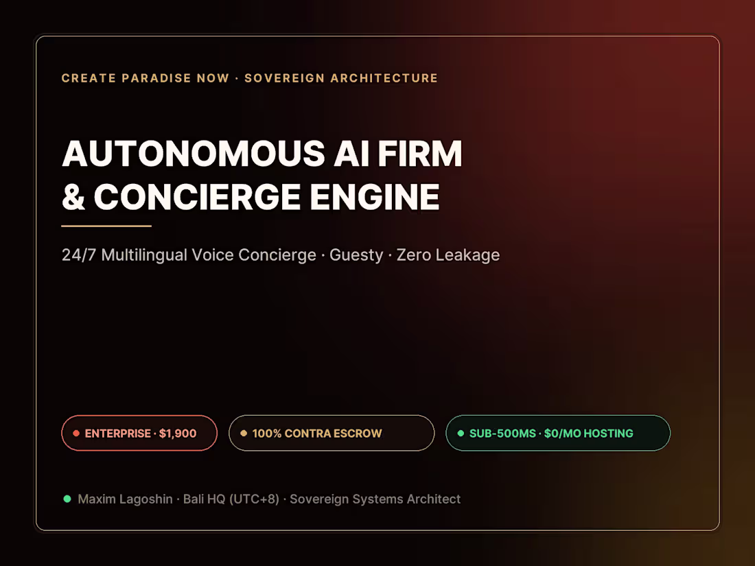 Cover image for Autonomous AI Firm & Concierge Engine