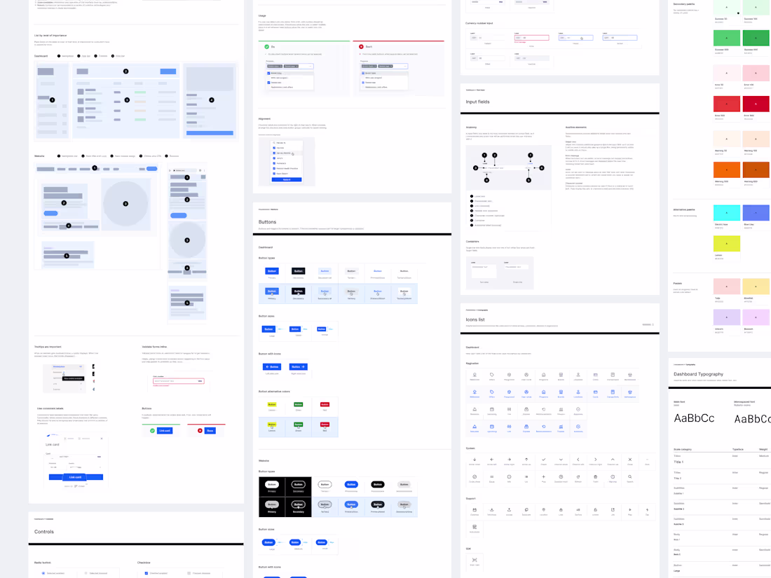 Cover image for Figma design system 