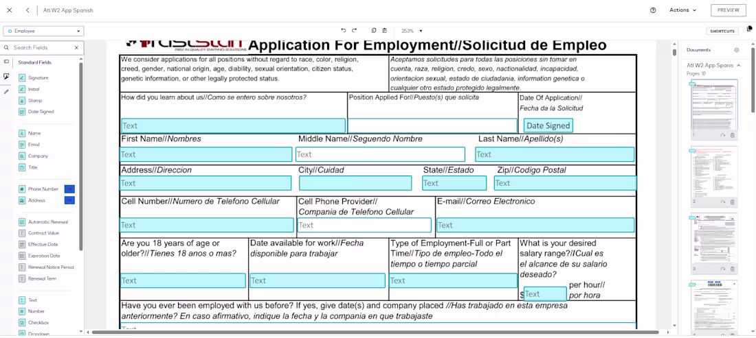 Cover image for eSignature Template Creation and Automation