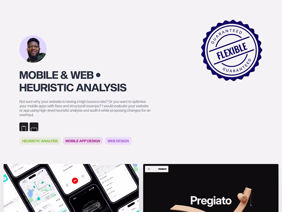 Cover image for Mobile & Web • Heuristic Analysis