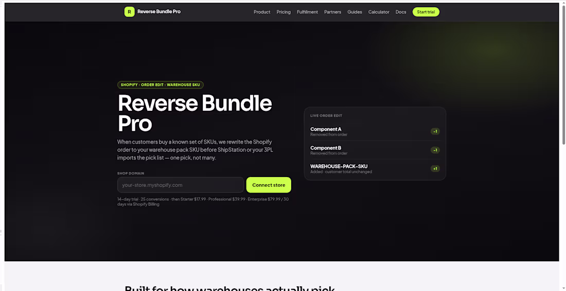 Cover image for Reverse Bundle Pro - Shopify