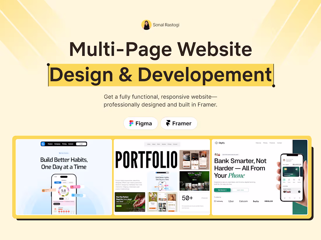 Cover image for Multi-Page Website Design & Development