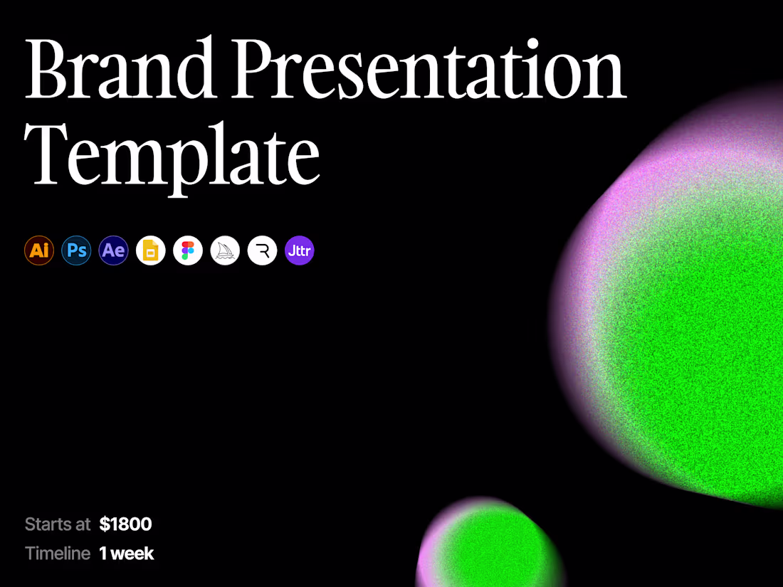 Cover image for Brand Presentation Template