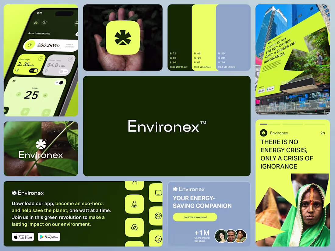 Cover image for Energy Saving App Brand Identity & SaaS Logo Design