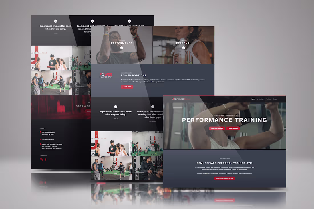 Cover image for WIX GYM WEBSITE | WIX