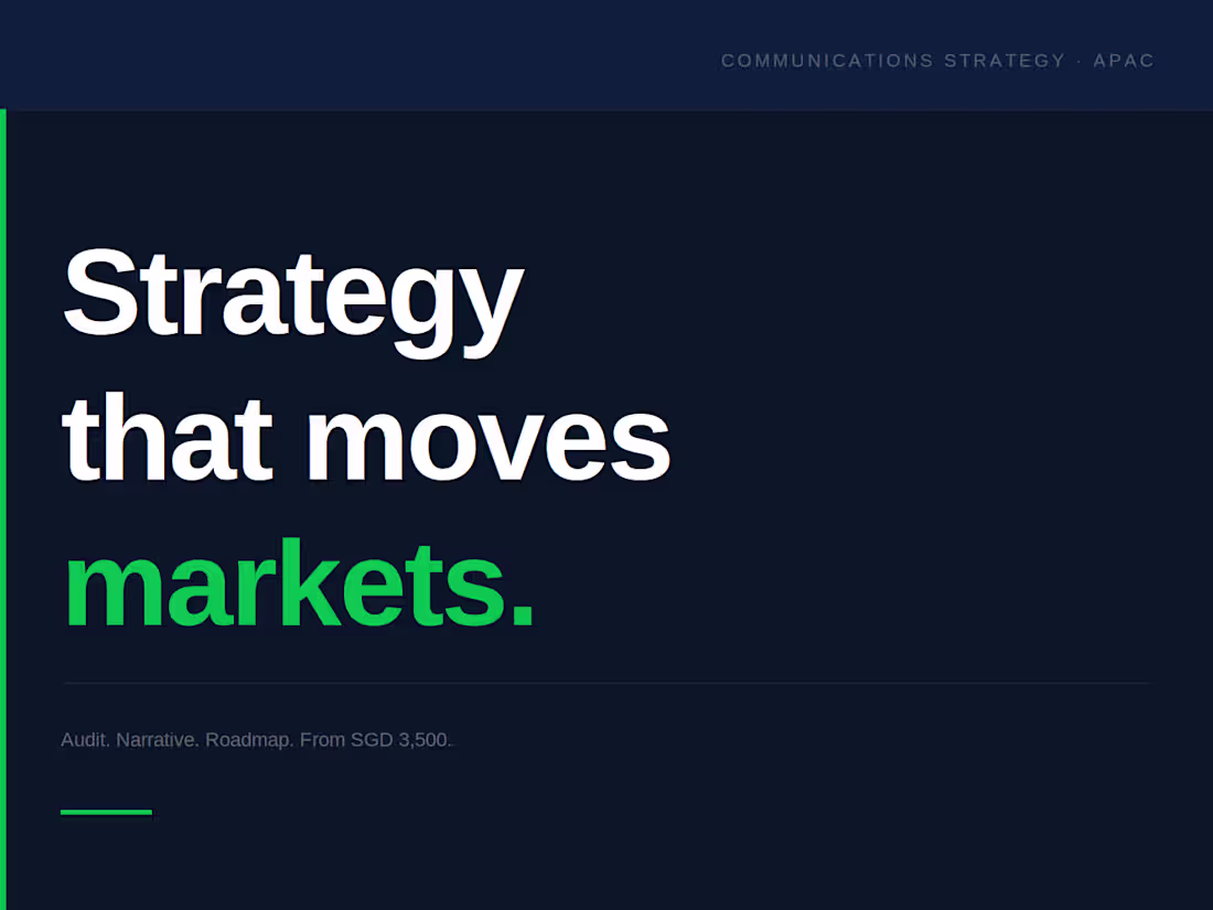 Cover image for Communications Strategy Sprint