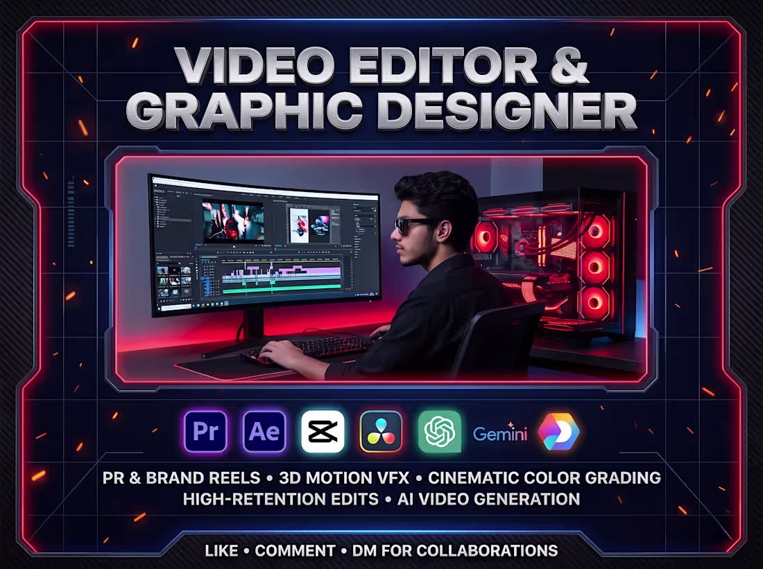 Cover image for High-Impact Video Editing & Graphic