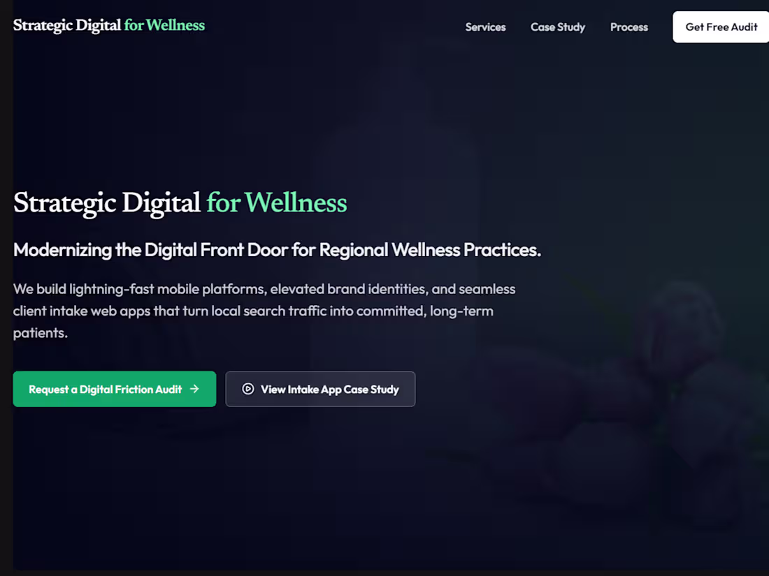 Cover image for Digital Front Door Modernization for Wellness Clinics