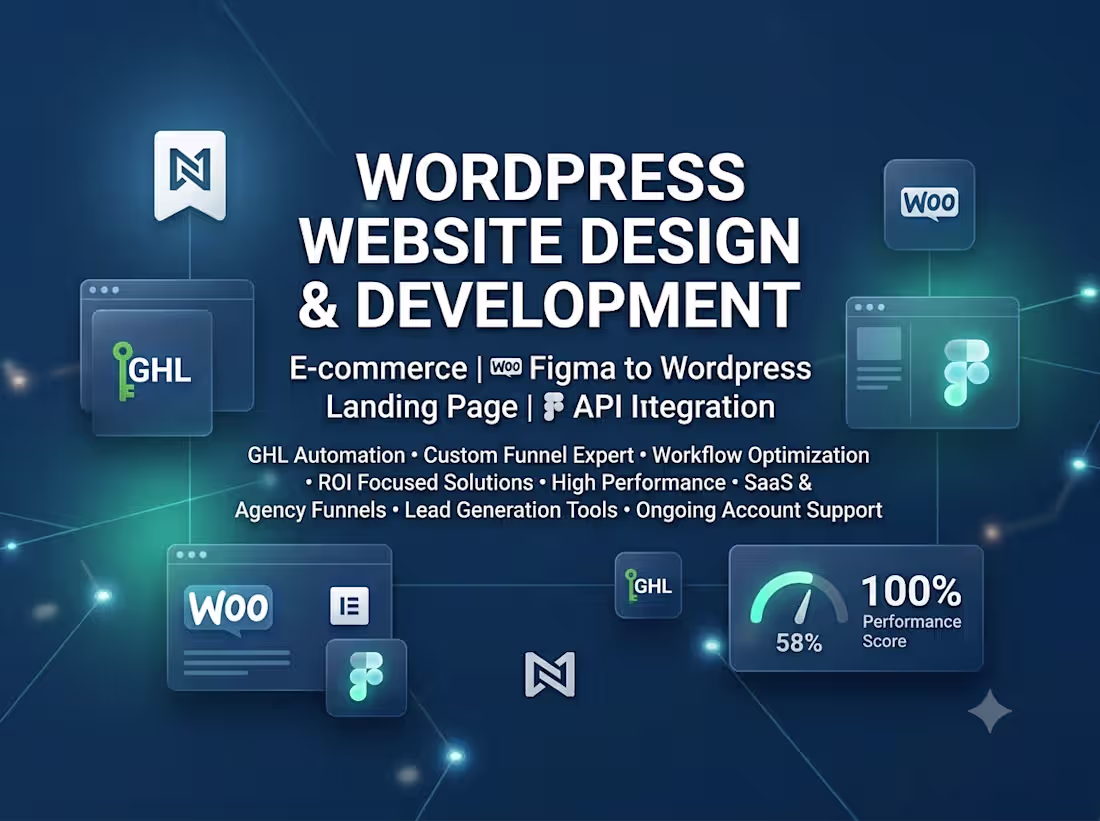 Cover image for WordPress Website Design & Development