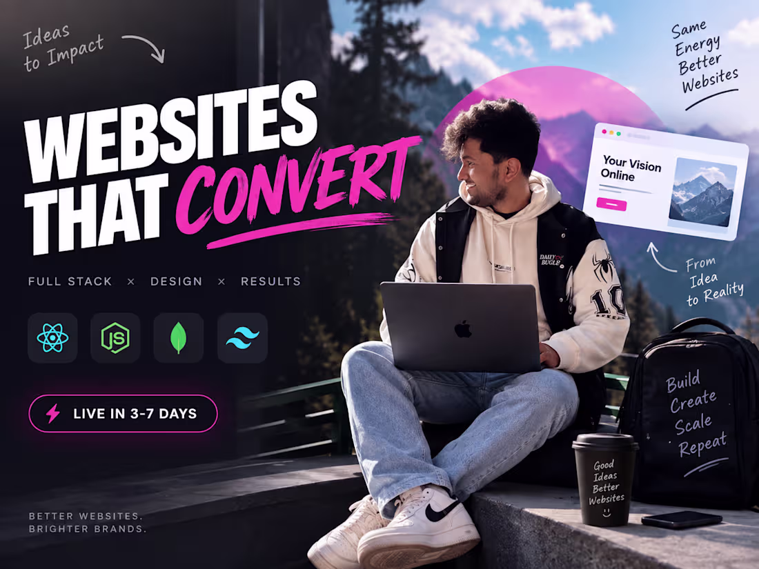 Cover image for Full-Stack Web Development & Design