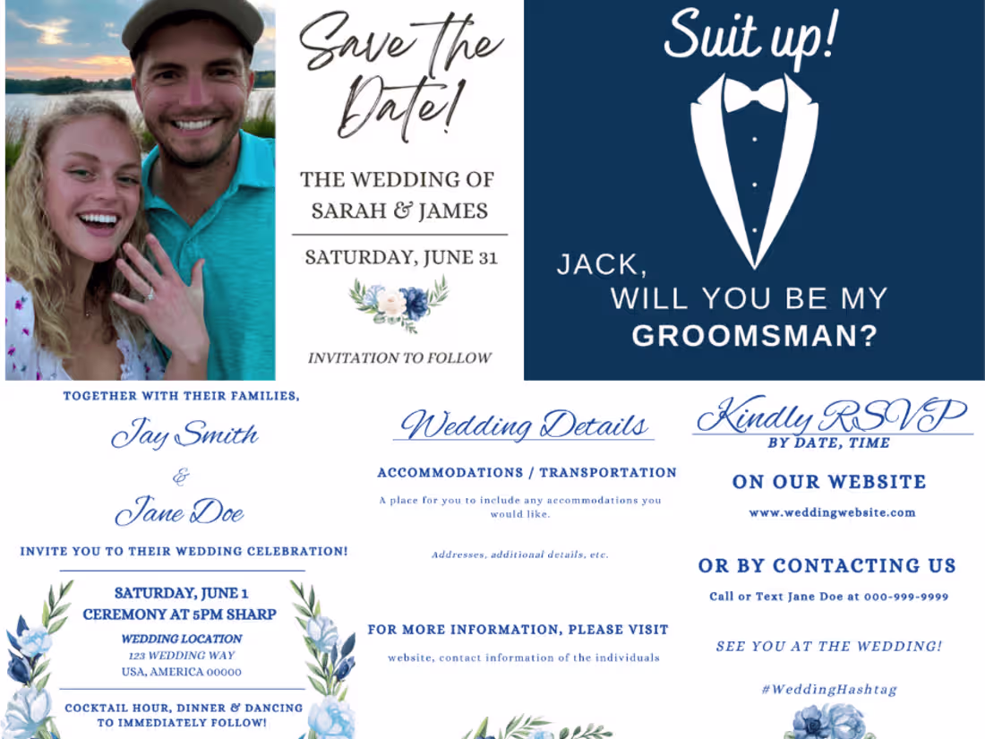 Cover image for Wedding Material Deliverables 