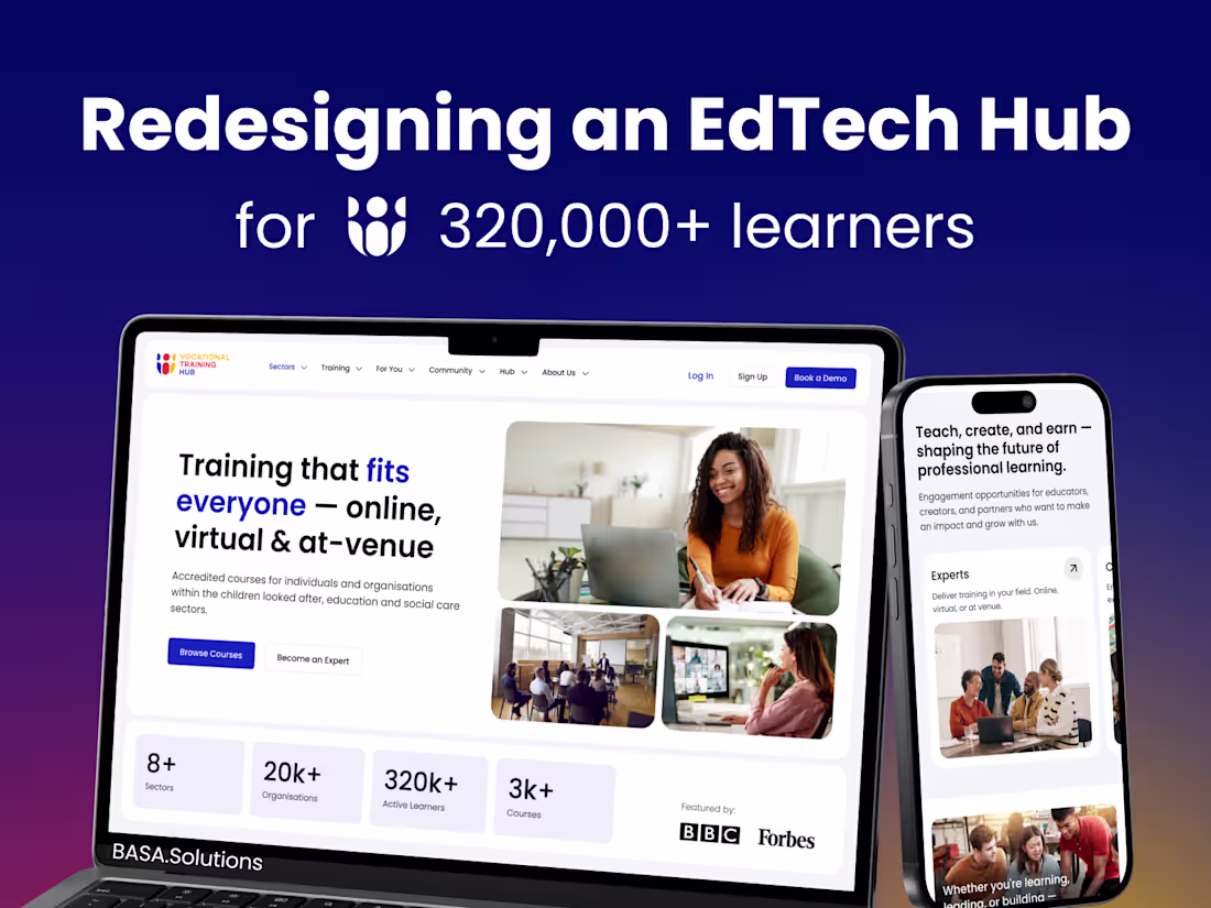 Cover image for UI UX Redesign for a 3,000+ Course Training Platform