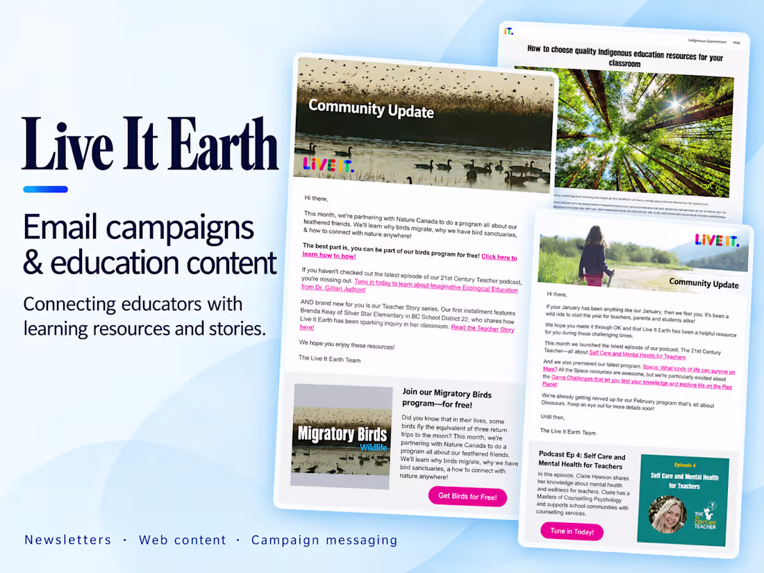 Cover image for Led HubSpot email marketing setup