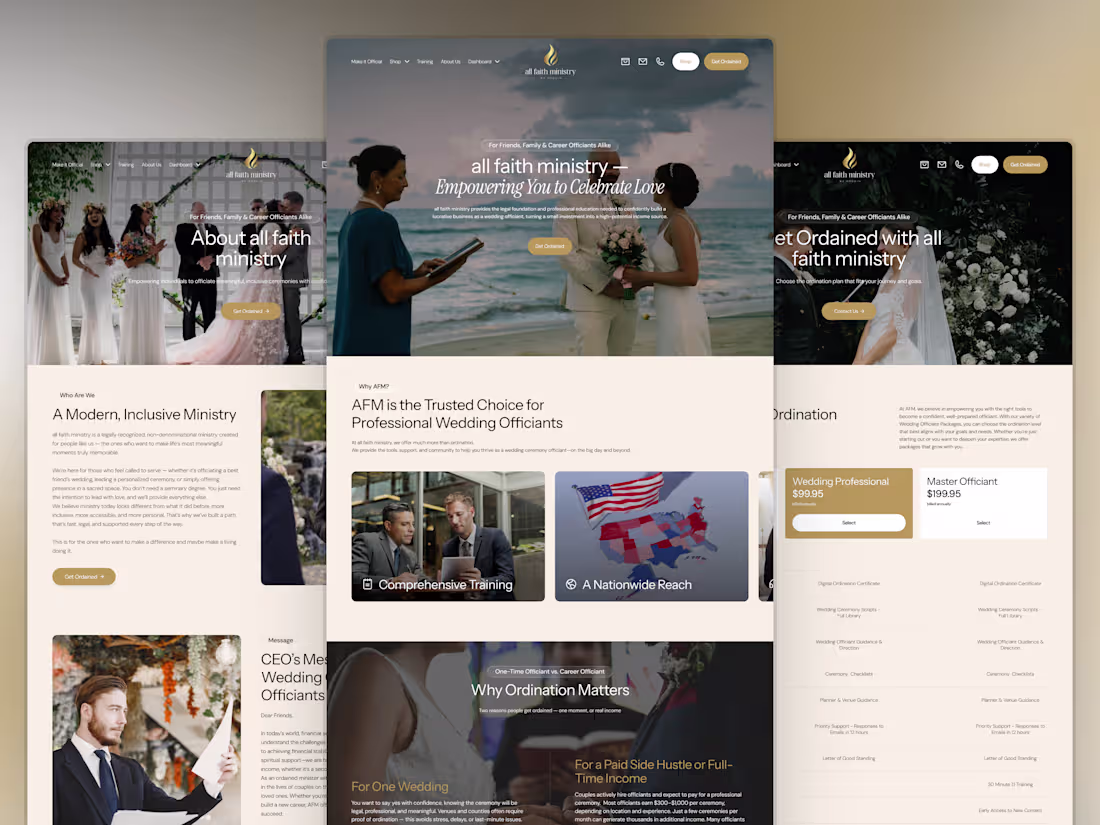Cover image for Certification Organisation Website Design in