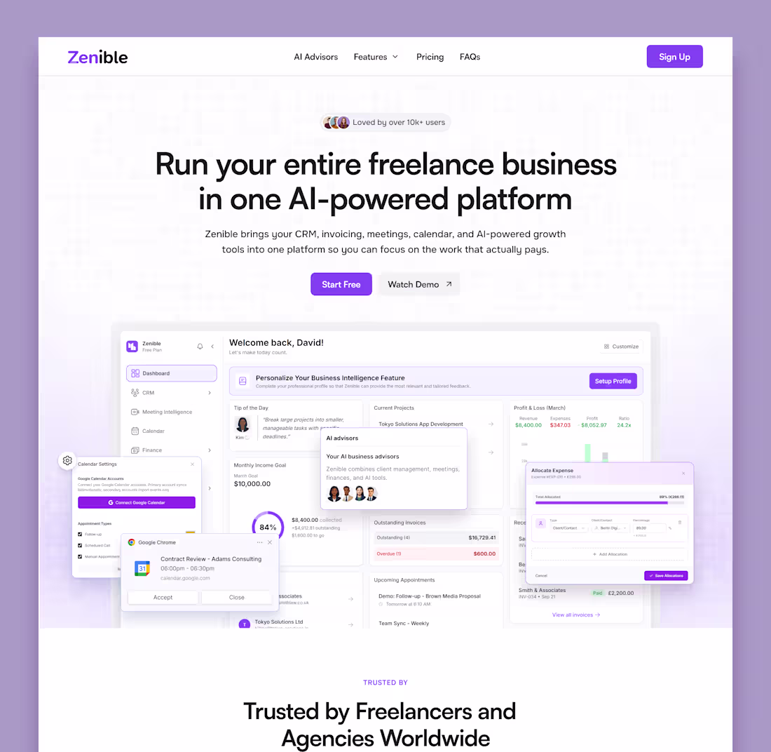 Cover image for SaaS Landing Page & Website Design & Framer Development