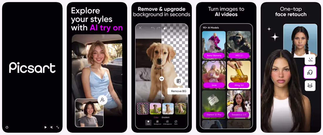 Cover image for Mobile Development of AI Photo and Video Editing App