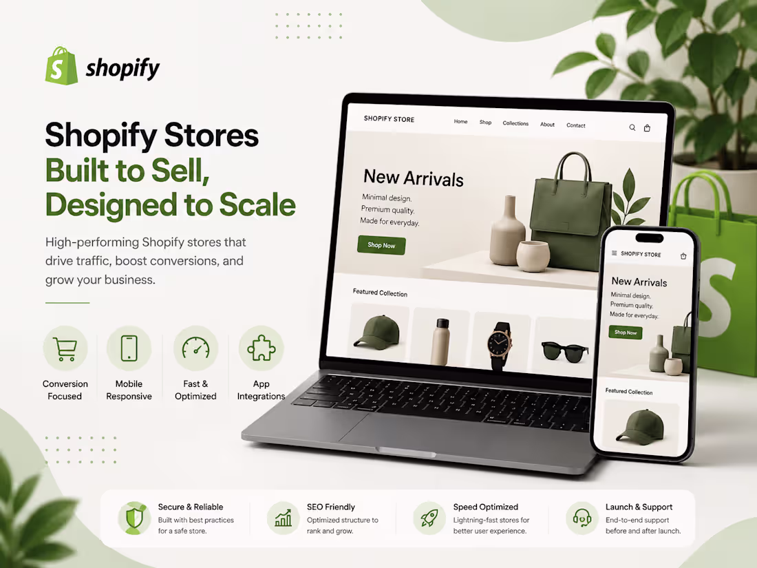 Cover image for A Shopify Store Built to Sell, Scale & Grow