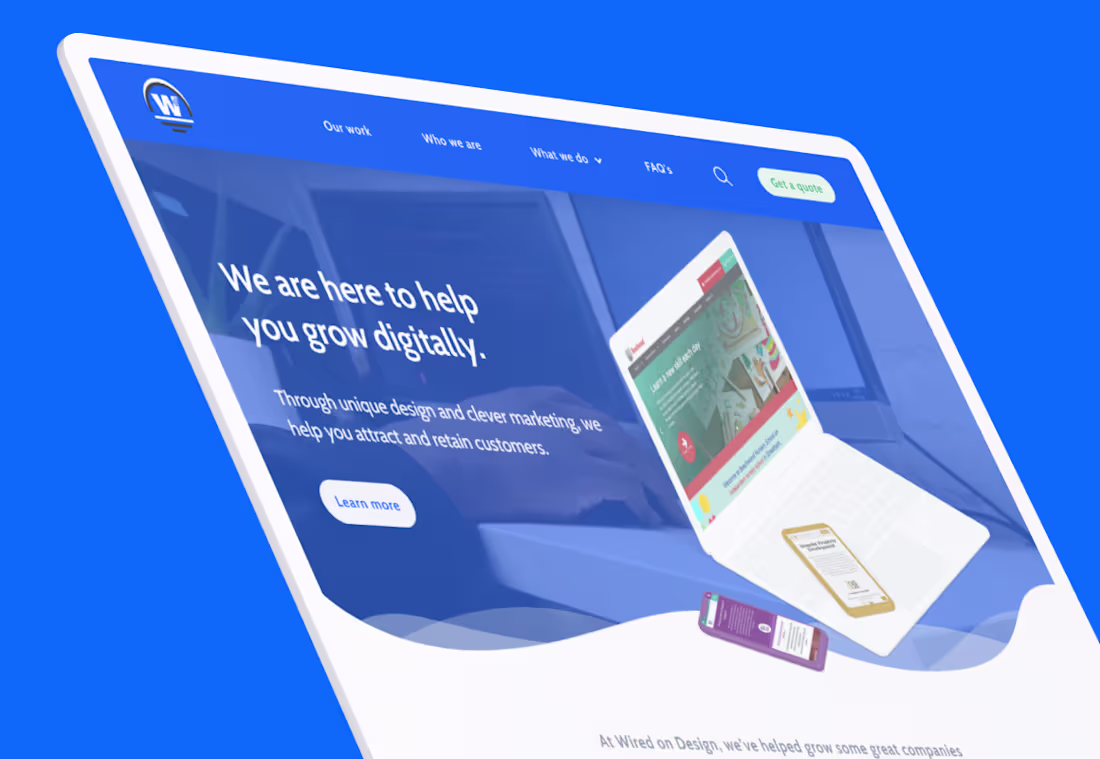 Cover image for Web design & digital marketing agency.