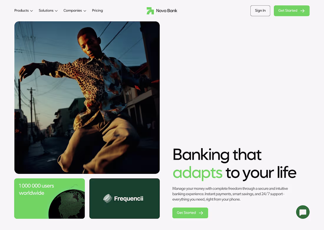 Cover image for Finance Website design concept What are you thoughts ?