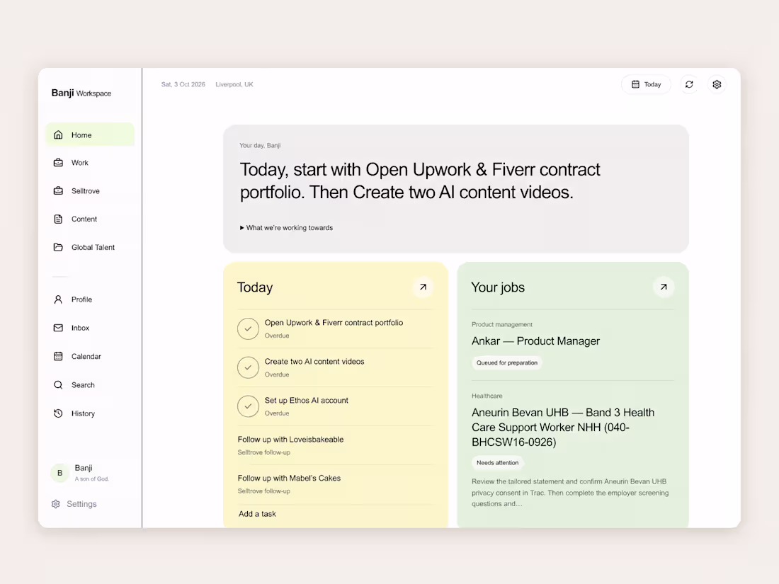 Cover image for Custom AI Workspace Built Around Your Life, Business, and Income
