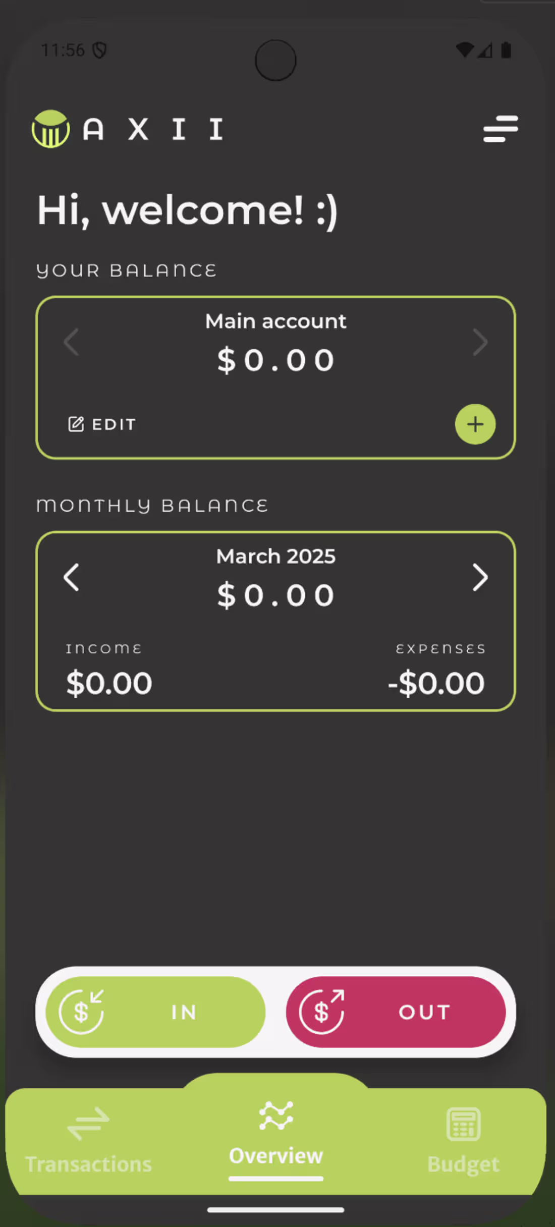 Cover image for Axii - Budgeting App