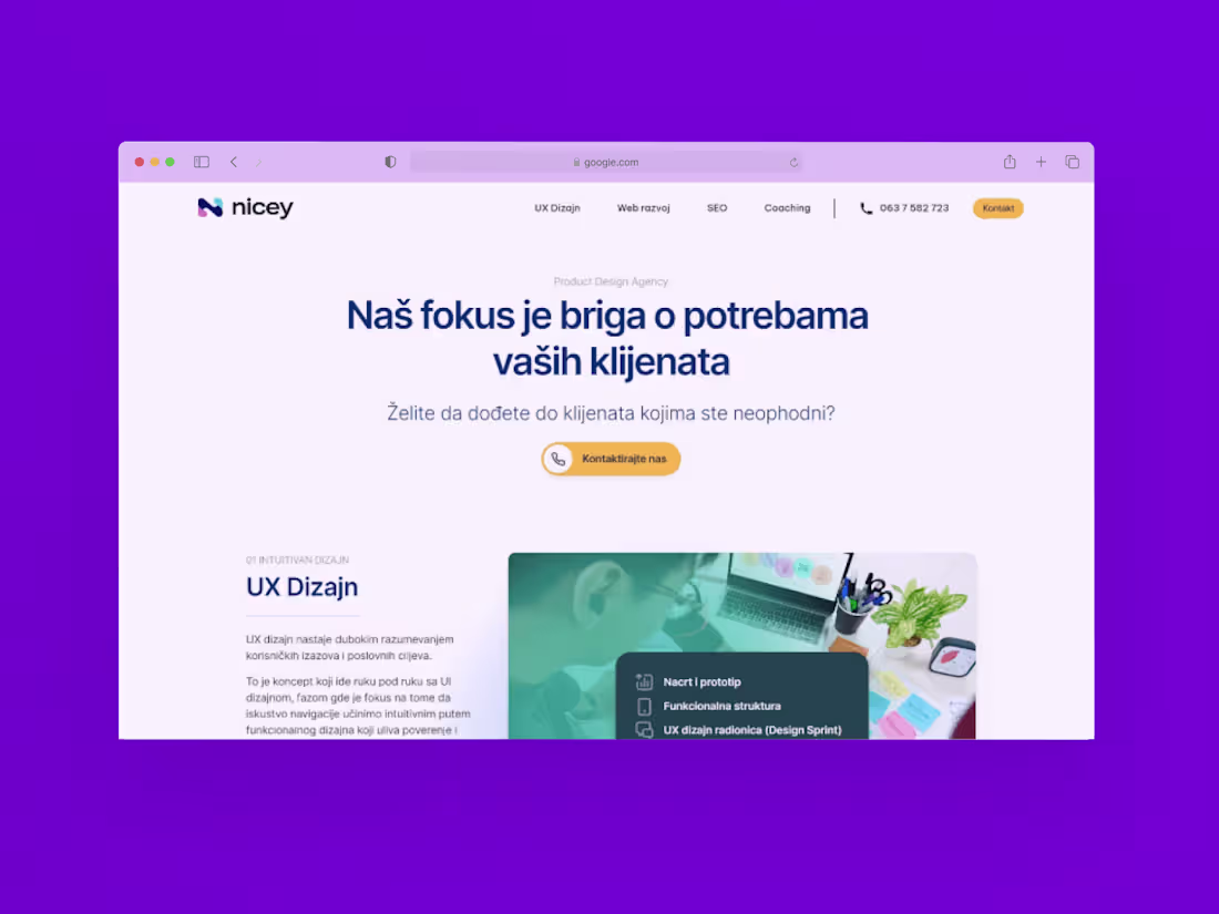 Cover image for Framer website for Product Design Agency
