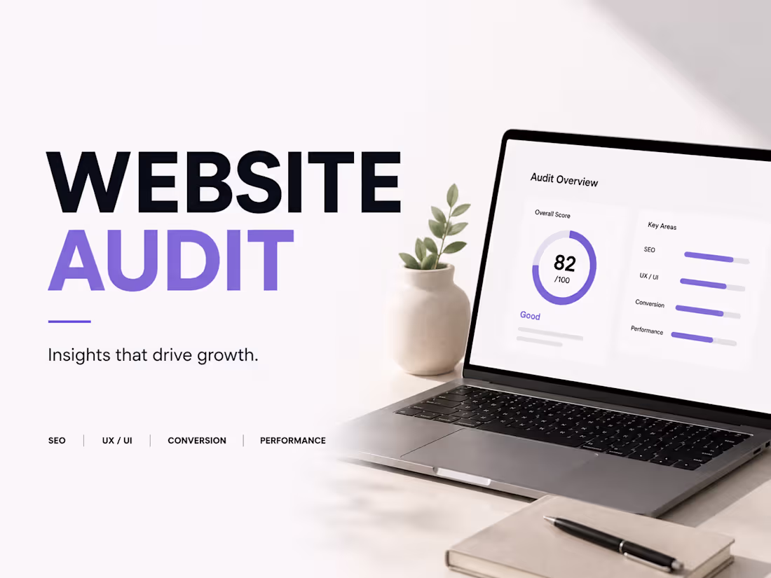Cover image for Website Audit & Growth Strategy Report