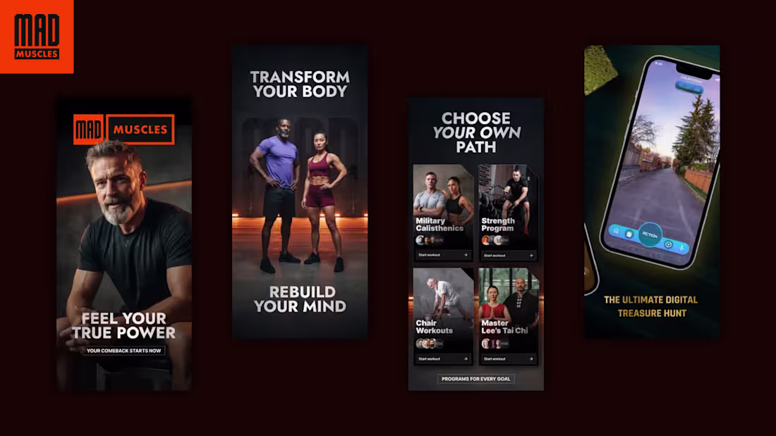 Cover image for MadMuscles is a fitness app