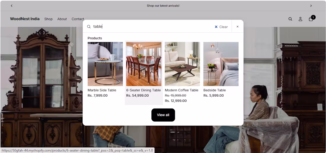 Cover image for Modernize the furniture store into