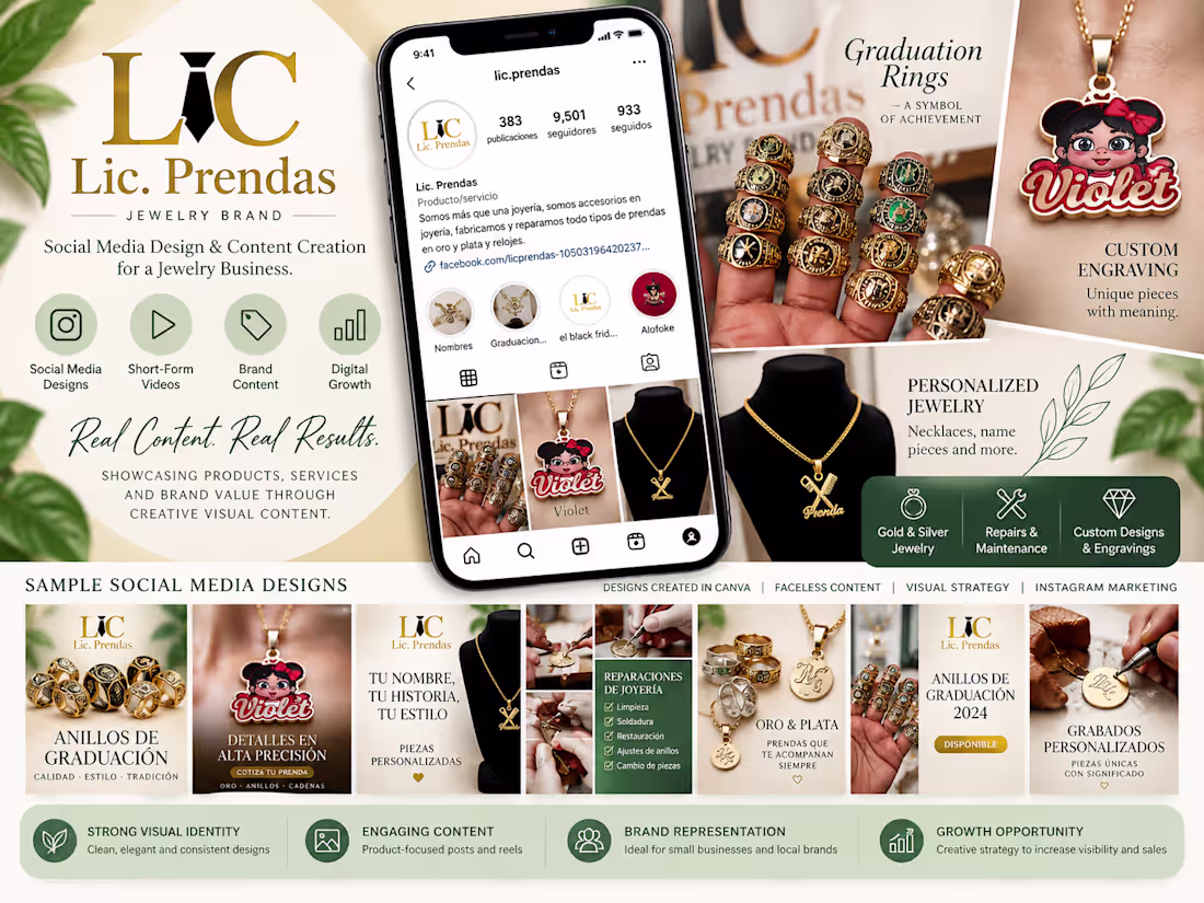 Cover image for :LIC PRENDAS JEWELRY
Social Media Design