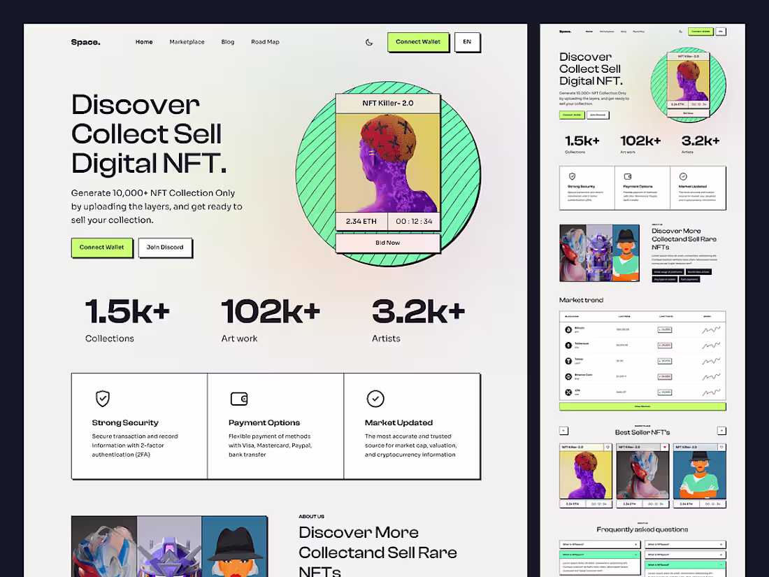 Cover image for Space – NFT Marketplace 