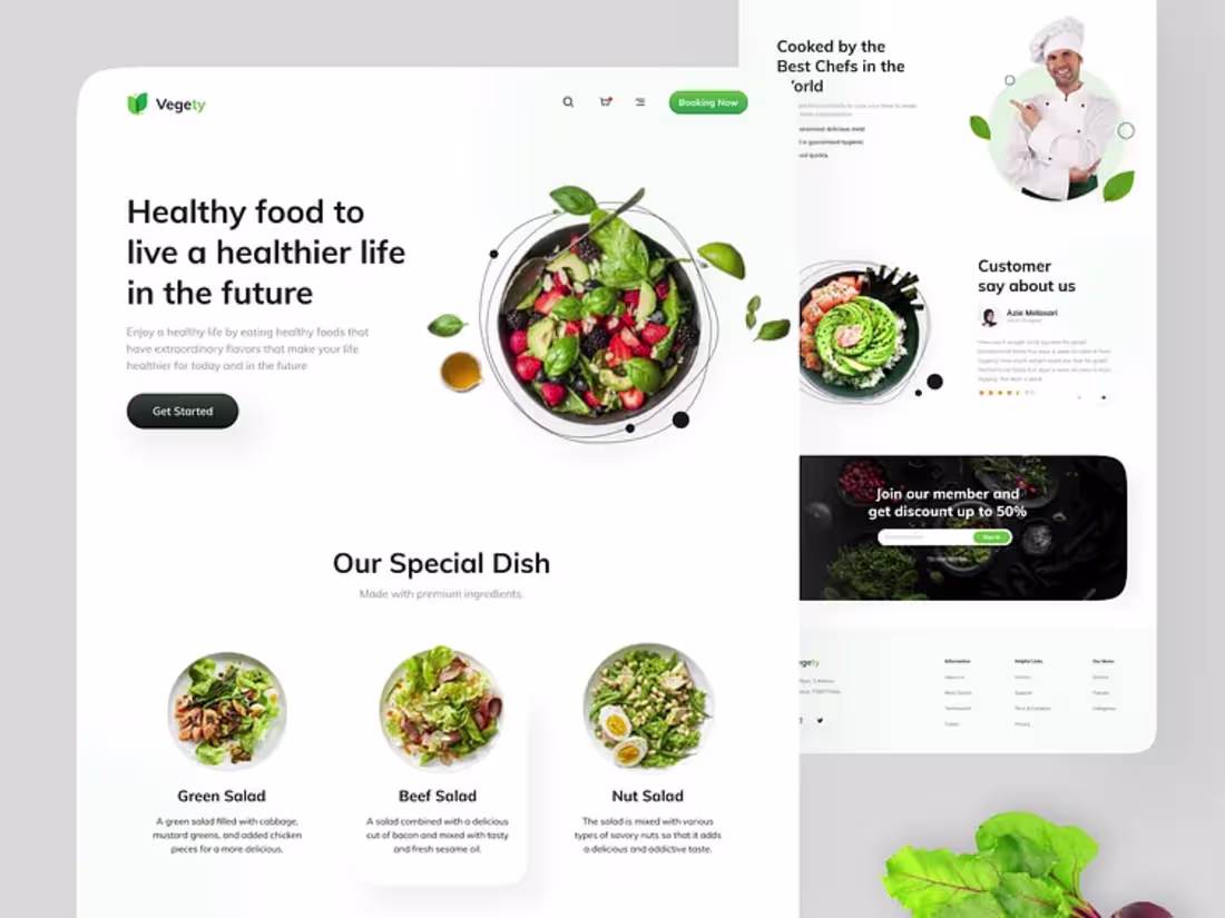 Cover image for Restaurant website design