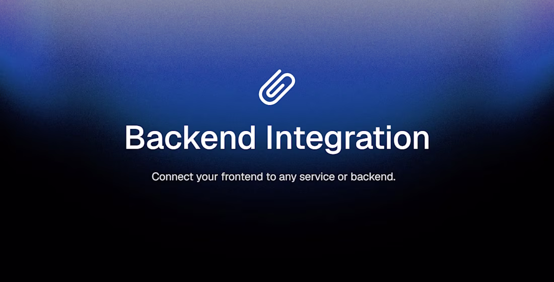 Cover image for Backend Integration & API Connection