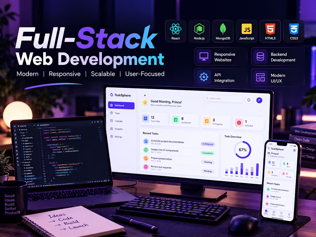 Cover image for Full Stack Web Development