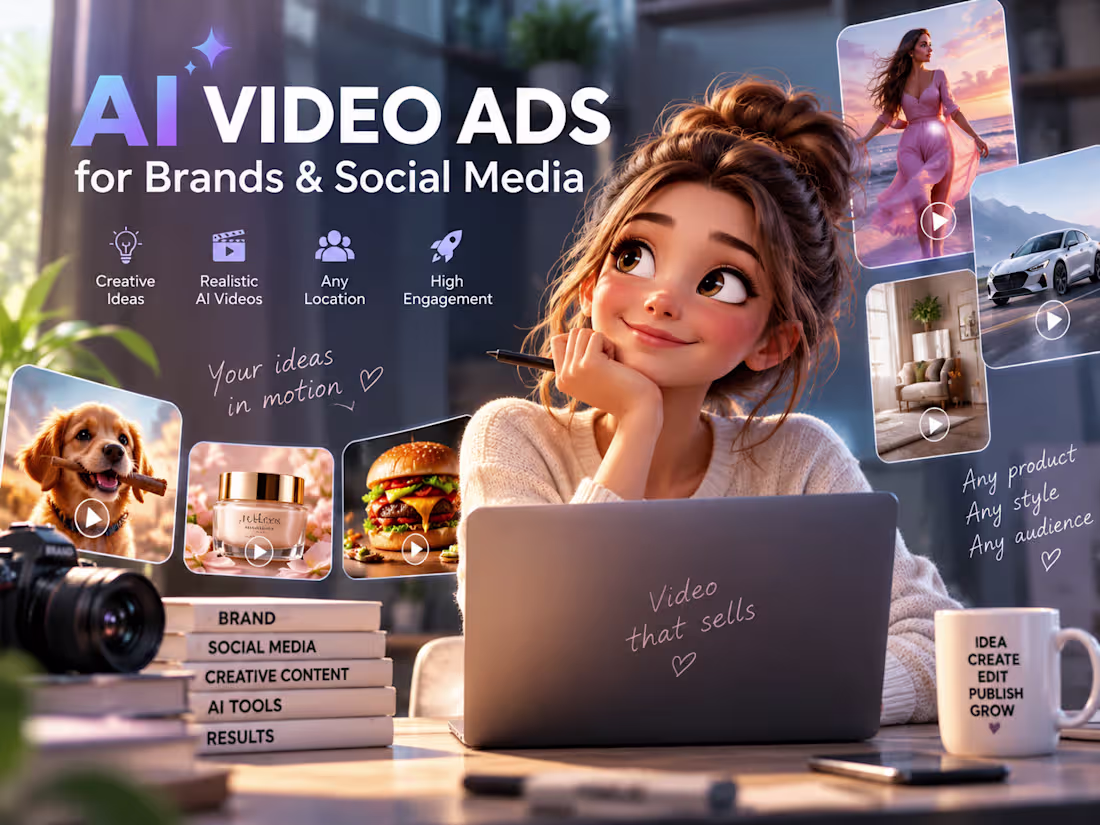 Cover image for AI Video Ads for Brands & Social Media