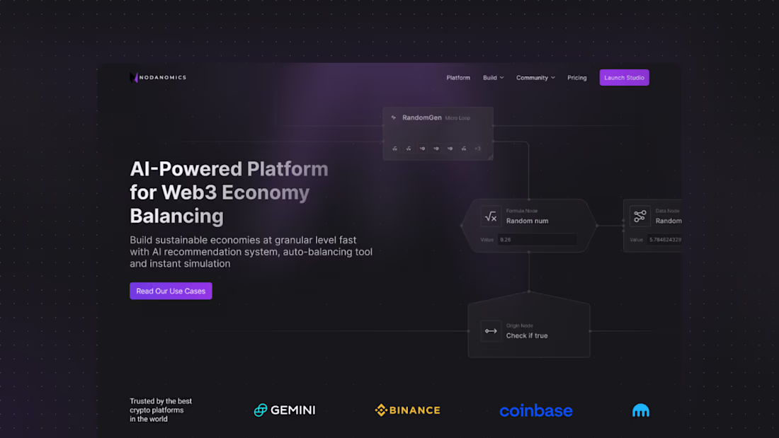 Cover image for Dark landing page for Web3