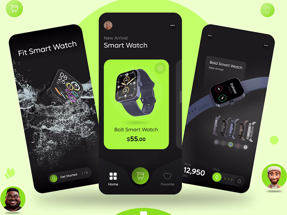 Cover image for Mobile App UI Design