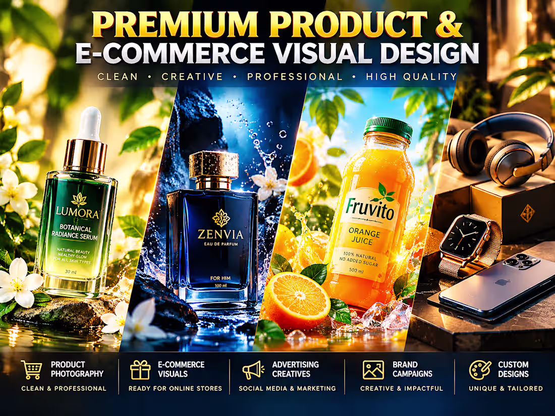 Cover image for AI Product & E-Commerce Visual Design