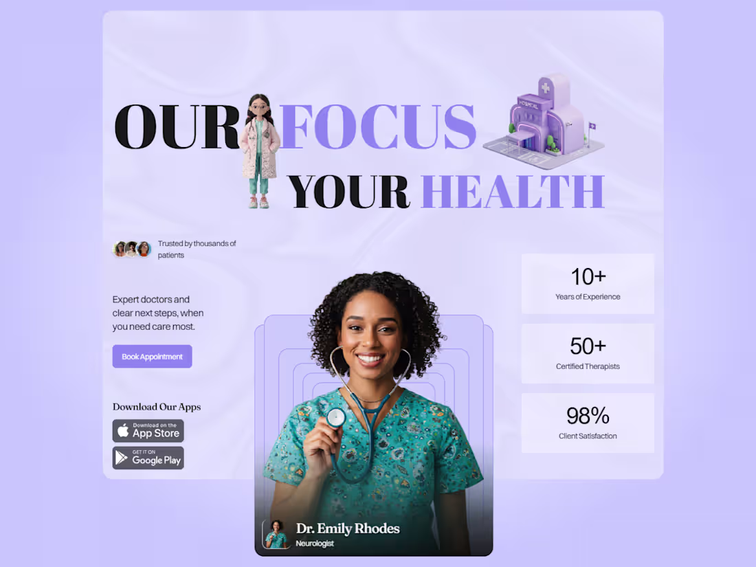 Cover image for MediCore Hospital — a healthcare