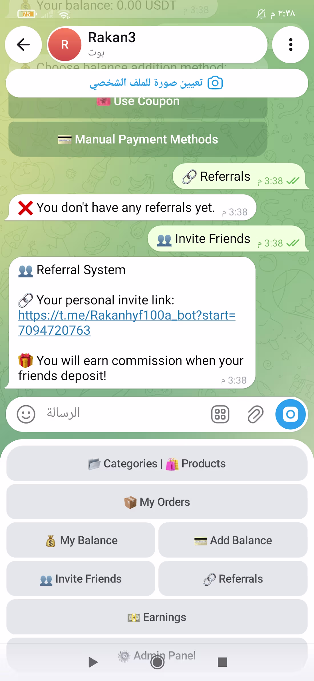 Cover image for Telegram Referral & Affiliate System