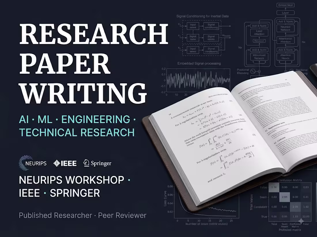 Cover image for Research Paper Writing & Technical Manuscripts