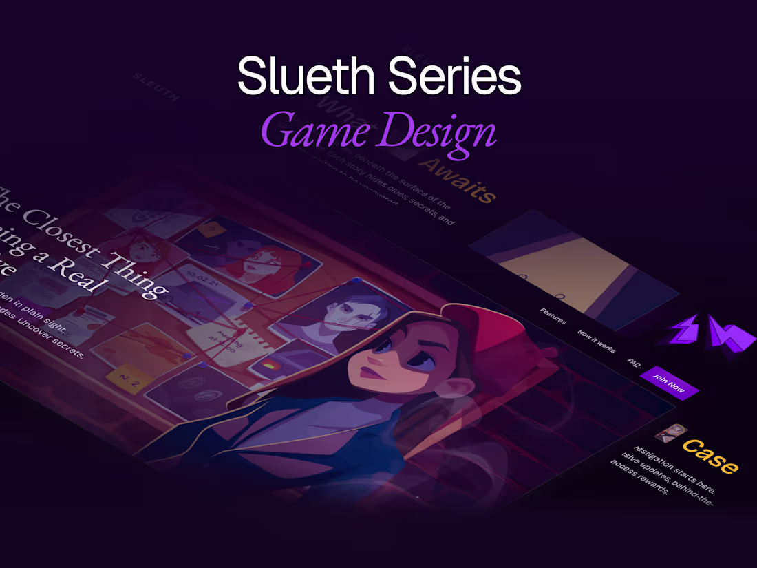 Cover image for Mystery Game Platform - Wireframing,
