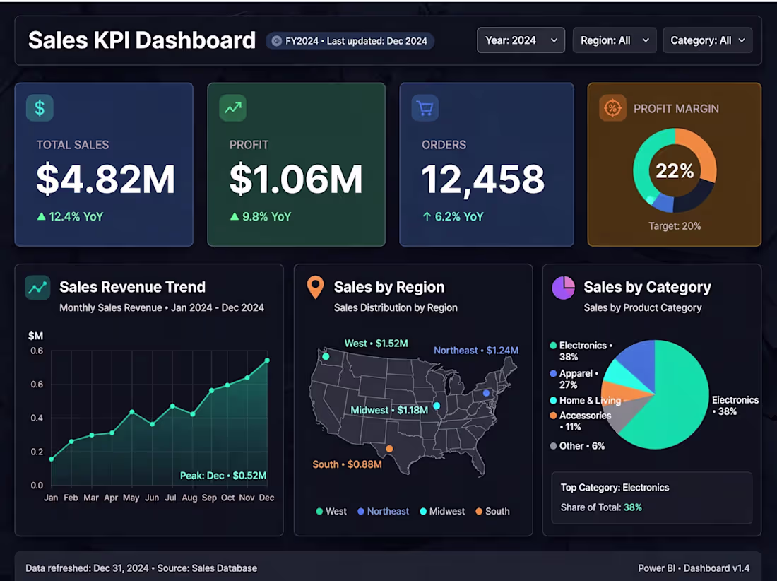 Cover image for I will build Interactive Power BI and Tableau Dashboards for Bus