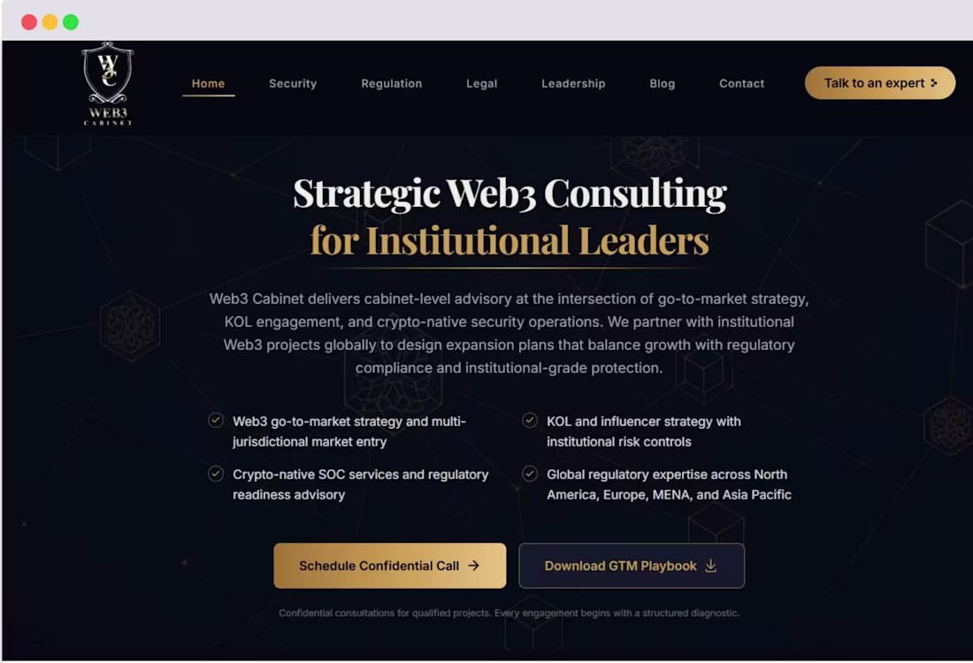 Cover image for 🌐 Web3 Cabinet | Strategic
