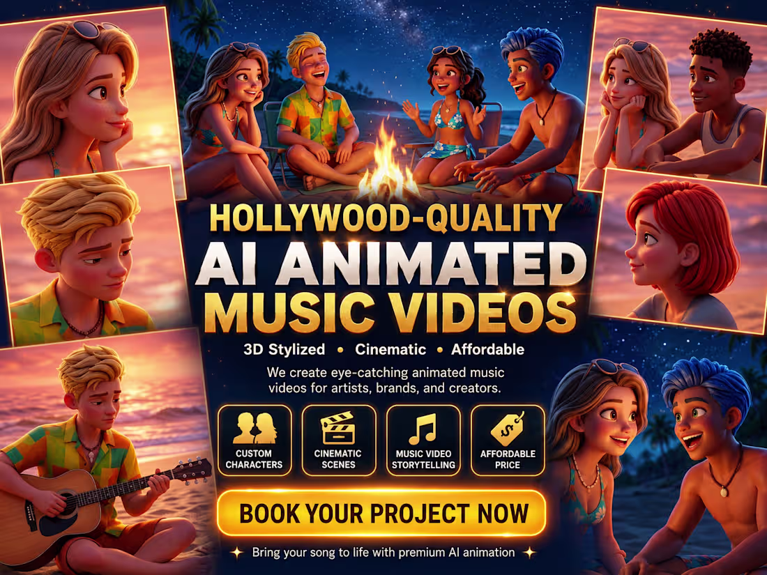 Cover image for 3D AI Animated Music Video