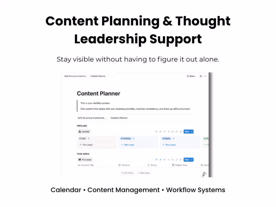 Cover image for Content Planning & Thought Leadership Support