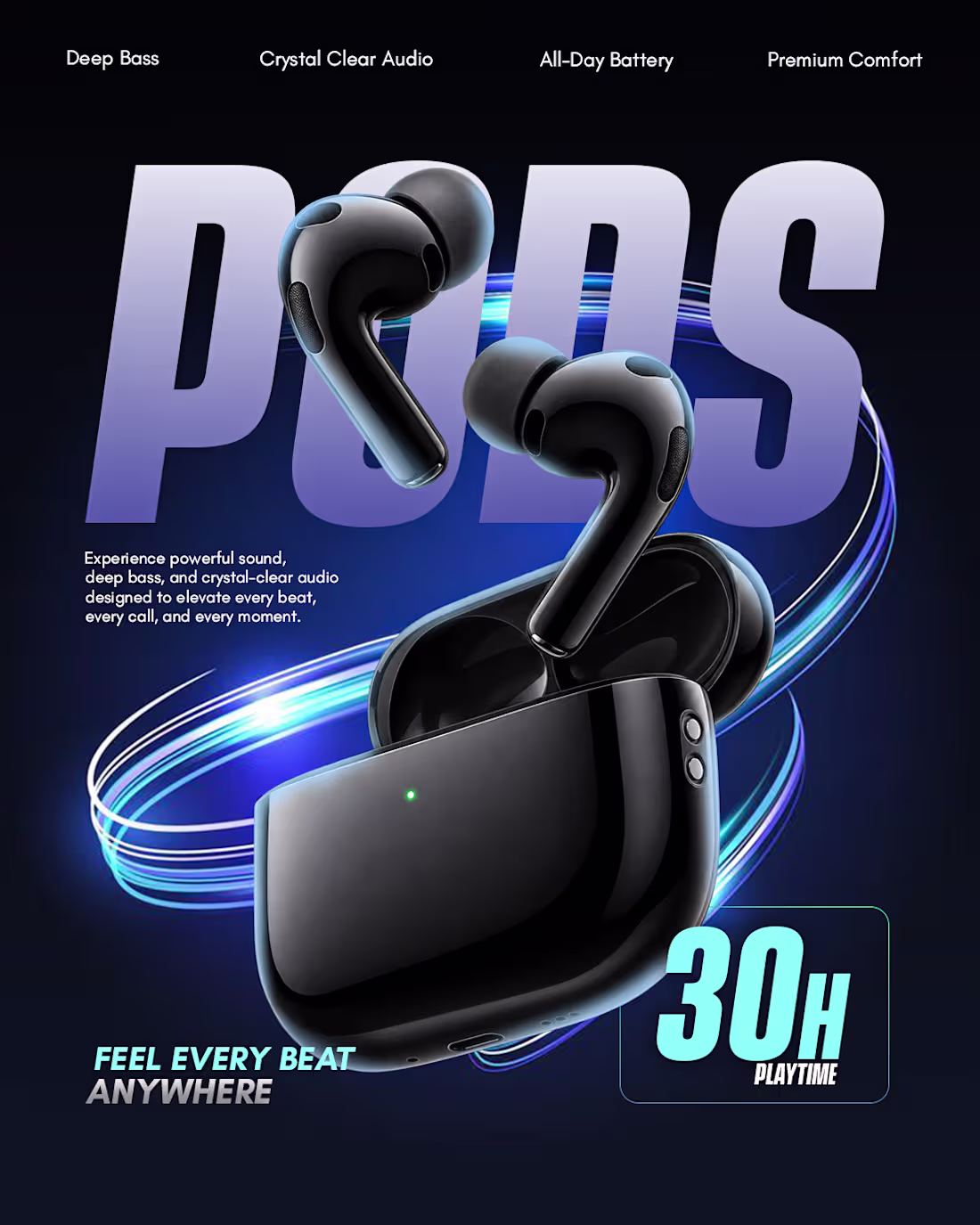 Cover image for Premium Tech Product Campaign
A bold