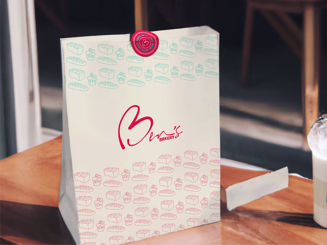 Cover image for Ben's Bakery | Logo & Brand designer